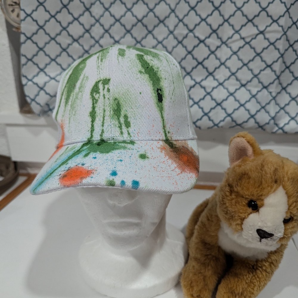 Multi-color Tie Dye Hat-kids